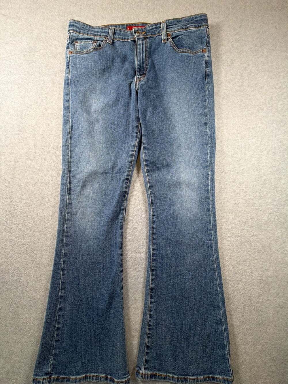 Levi's 519 Low Flare Women's Blue Denim Jeans Size 13 JR S